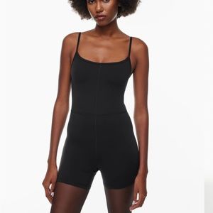 Aritzia black divinity romper
